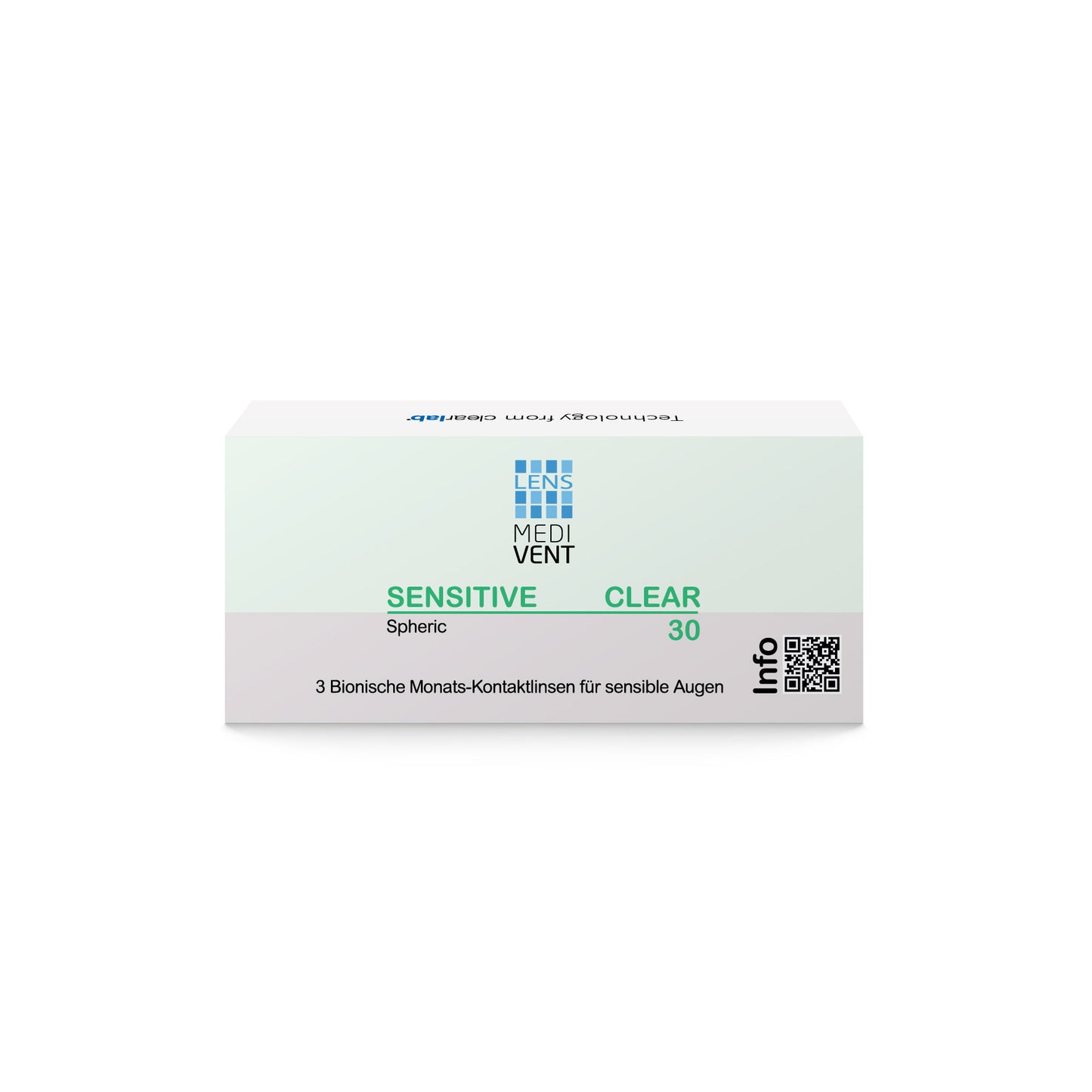 Medivent Sensitive Clear spärisch 6s
